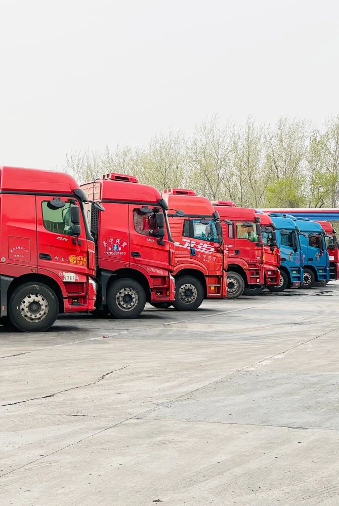 Camiones estacionados